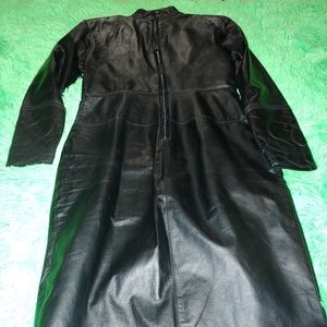 Wilson's suede & leather trench coat SZ 12